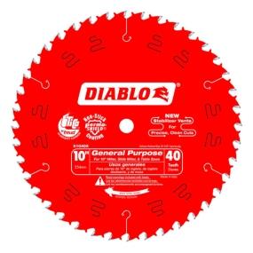 2 DISCOS PARA SIERRA CIRCULAR DIABLO 10" 40 DIENTES