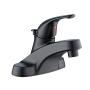 LLAVE PARA LAVABO ARAGON DE 4" 1 MANERAL ACABADO NEGRO MATE
