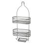 ORGANIZADOR PARA BAÑO COLGANTE DE METAL 3 NIVELES EXTRA AMPLIO
