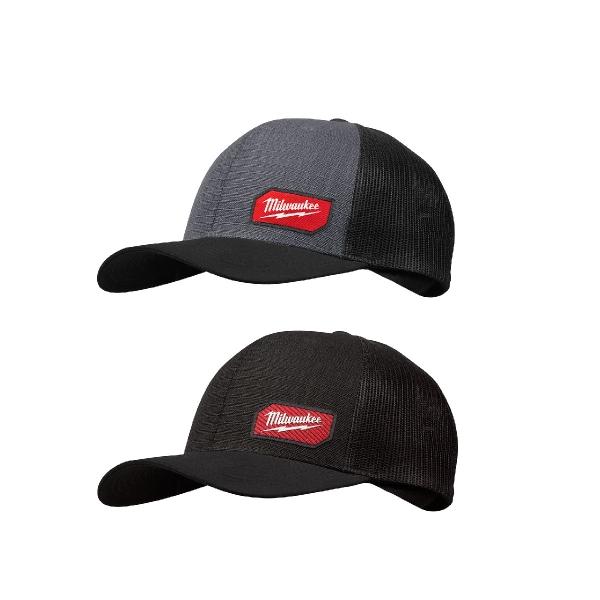 COMBO DE DOS GORRAS TRUCKER GRIDIRON GRIS Y NEGRA
