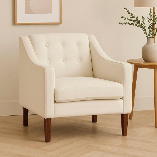 SILLÓN DICASA MILTON CREMA