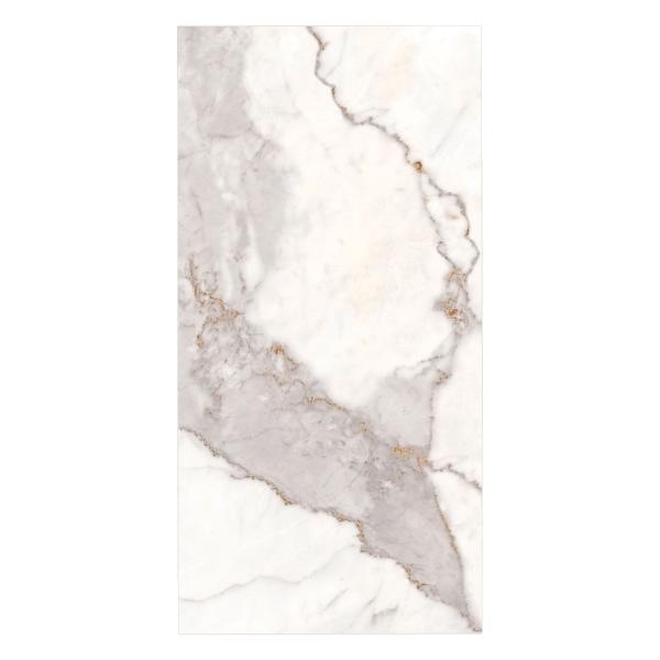 PISO CERÁMICA SUBLIME 59.5 X 119.5 CM BLANCO TIPO MÁRMOL CAJA CON 1.42 M2