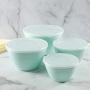Set De 4 Tazones Con Tapa Azul Martha Stewart - azul turquesa