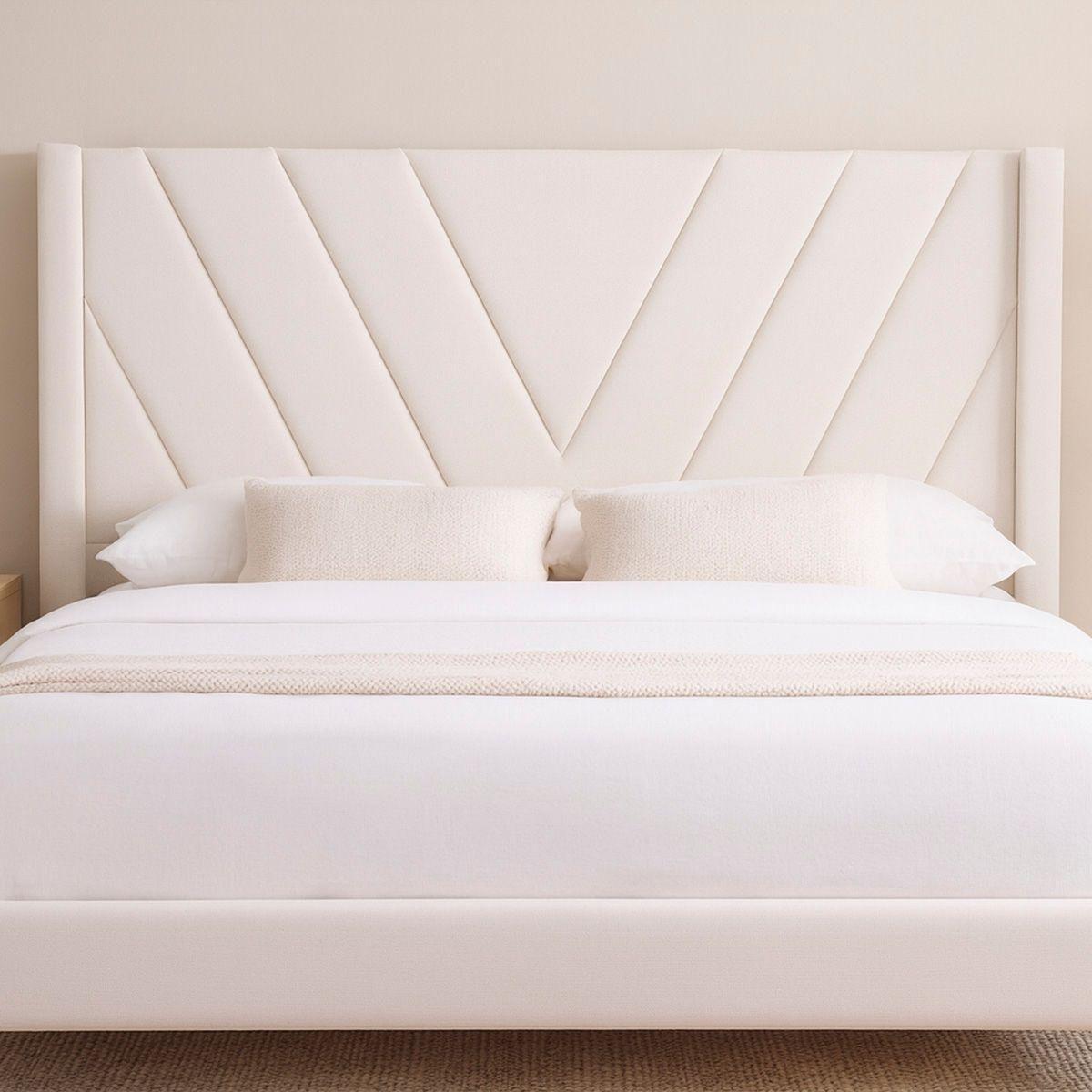 Cabecera king size dicasa aurora color beige