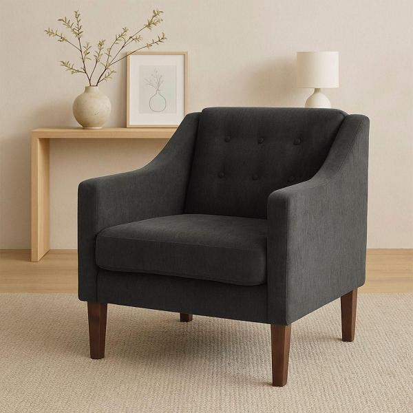 SILLÓN DICASA MILTON GRIS CARBÓN