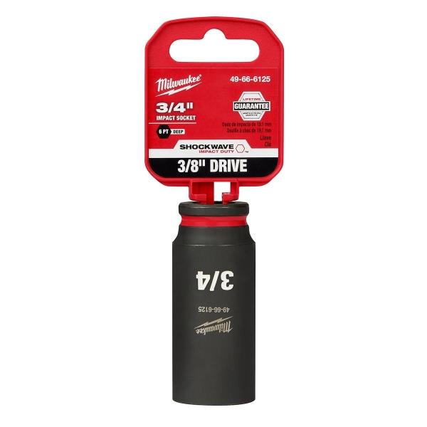 DADO DE IMPACTO PROFUNDO SHOCKWAVE IMPACT DUTY 3/8 DR 3/4 PULGADAS