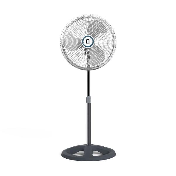 VENTILADOR DE PEDESTAL DE 18" EN COLOR GRIS