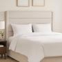 CABECERA MATRIMONIAL DICASA LUGO CREMA + BASE CAMA SLIM