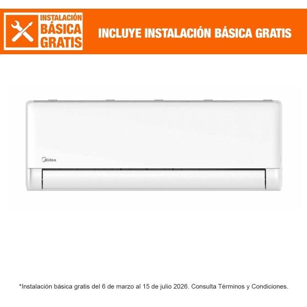 MINISPLIT INVERTER MIDEA ECOXPRESS 1 TON FRIO CALOR 110V