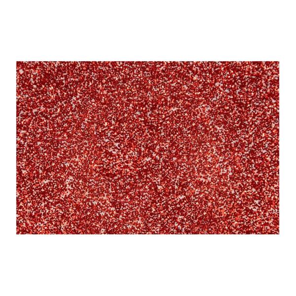 LAMINA DE ACRILICO GLITTER ROJO .60X.40