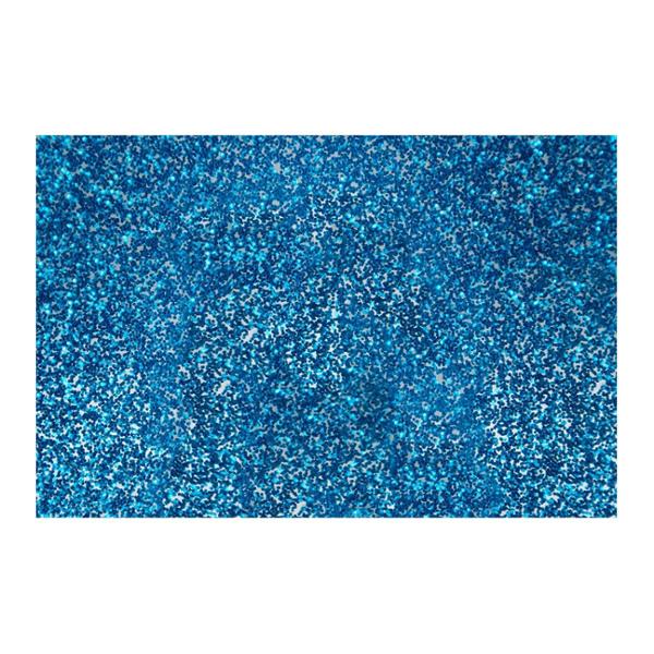 LAMINA DE ACRILICO GLITTER AZUL .60X.40