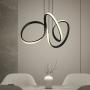 LÁMPARA COLGANTE LED SWIRL NEGRA