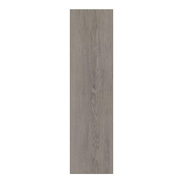 PISO VINÍLICO COMPUESTO CHICAGO 22.8 X 122 CM GRIS TIPO MADERA CAJA CON 2.50 M2