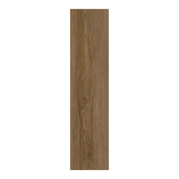 PISO VINÍLICO COMPUESTO NARETA 22.8 X 122 CM CAFÉ TIPO MADERA CAJA CON 2.50 M2