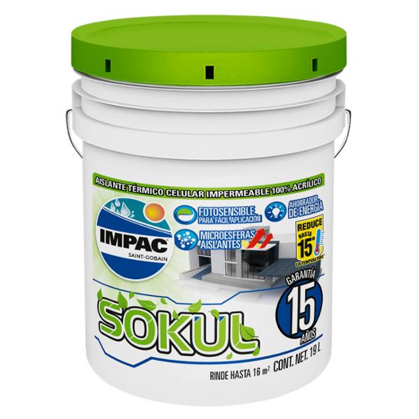 IMPAC SOKUL 15 BLANCO CUBETA 19 L