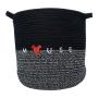 HAMPER BORDADO 1 PIEZA DISNEY NEGRO