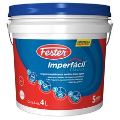 IMPERMEABILIZANTE FESTER IMPERFÁCIL CLÁSICO 5 AÑOS BLANCO 4L