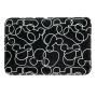 TAPETE PARA BAÑO ESTAMPADO 1 PIEZA DISNEY NEGRO