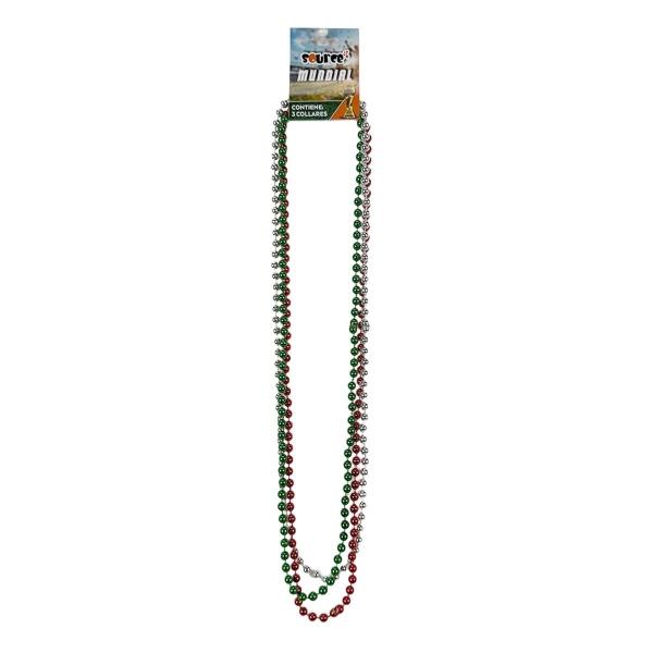 MUNDIAL SET DE TRES COLLARES TRICOLOR