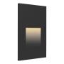 LÁMPARA LED DE EMPOTRAR EN MURO, LUZ CÁLIDA, 2W, IP65, USO EXTERIOR/INTERIOR
