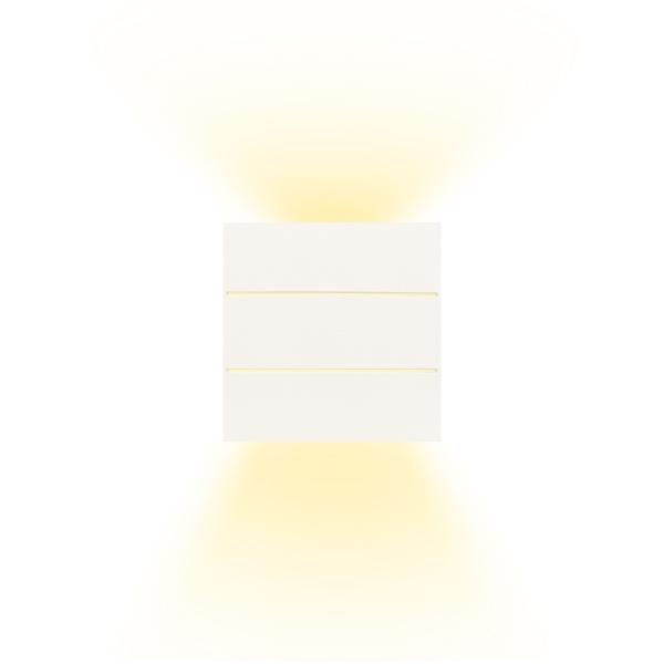 LÁMPARA LED DE SOBREPONER EN MURO, LUZ CÁLIDA, 4W, IP65, USO EXTERIOR/INTERIOR