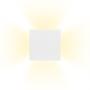 LÁMPARA LED DE SOBREPONER EN MURO, LUZ CÁLIDA, 4W, IP65, USO EXTERIOR/INTERIOR
