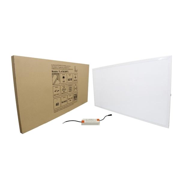 PANEL LED 120X60 BACK LITE 60W EMPOTRABLE O SUSPENDIDO 3 TEMP 3000K/4500K/6500K ATENUABLE 0-10V BCO