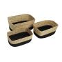 SET 3 GAVETAS COMB. NATURAL NEGRAS