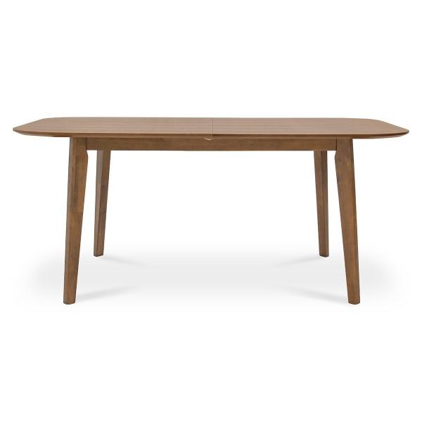 MESA DE COMEDOR CON EXTENSION PARA 6 NOGAL DUXI