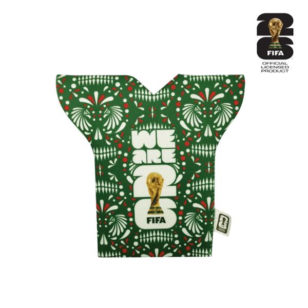 FUNDA BOTELLA TIPO JERSEY PAÍSES MX CON LICENCIA OFICIAL DE LA COPA MUNDIAL DE LA FIFA 2026