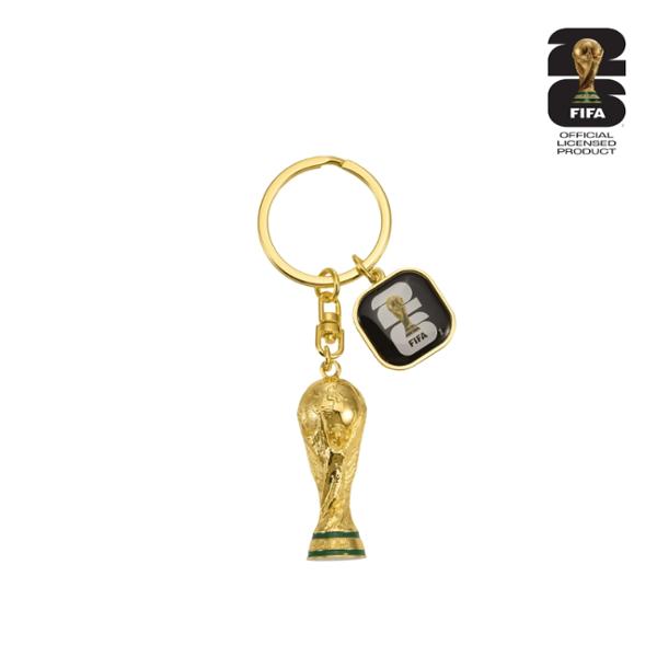 LLAVERO TROFEO 3D CON EMBLEMA OFICIAL CON LICENCIA OFICIAL DE LA COPA MUNDIAL DE LA FIFA 2026