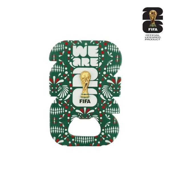 DESTAPADOR MAGNÉTICO TROFEO 2.5D MX CON LICENCIA OFICIAL DE LA COPA MUNDIAL DE LA FIFA 2026