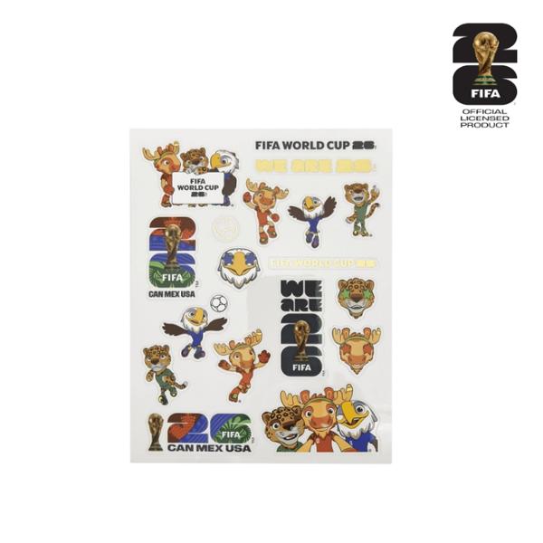 STICKER VINIL MASCOTAS MUNDIAL CON LICENCIA OFICIAL DE LA COPA MUNDIAL DE LA FIFA 2026