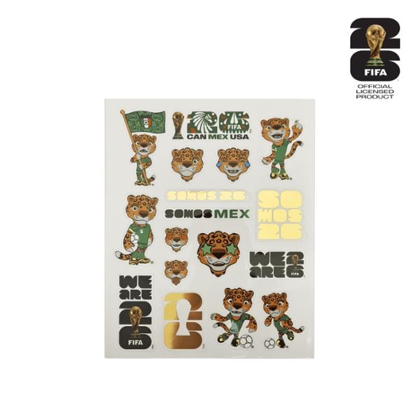 STICKER VINIL MASCOTAS MÉXICO ZAYU CON LICENCIA OFICIAL DE LA COPA MUNDIAL DE LA FIFA 2026