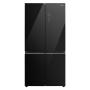 REFRIGERADOR BOTTOM MOUNT 4 PUERTAS BLACK GLASS 21 PIES