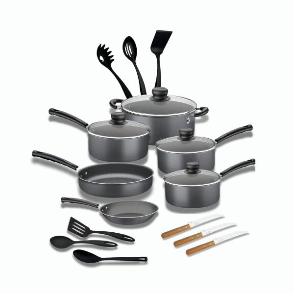BATERÍA DE COCINA NEW PRIMAWARE GRIS 19 PIEZAS