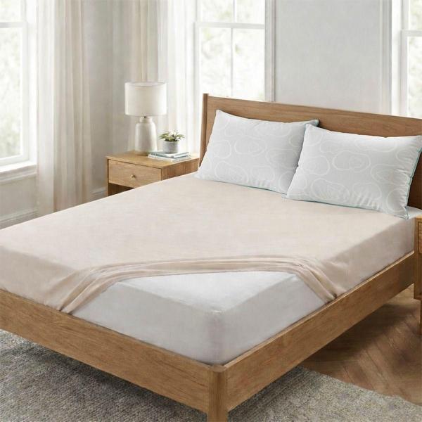 COMBO DICASA INDIVIDUAL PROTECTOR ULTRA+SABANAS BASIC CREMA+ALMOHADA OSOS 2