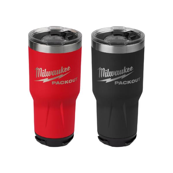 COMBO PACKOUT 2 TERMOS DE 30 ONZAS NEGRO Y ROJO