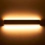 LÁMPARA LED DE MURO DUPLO 25W NEGRO LUZ CÁLIDA 2700K