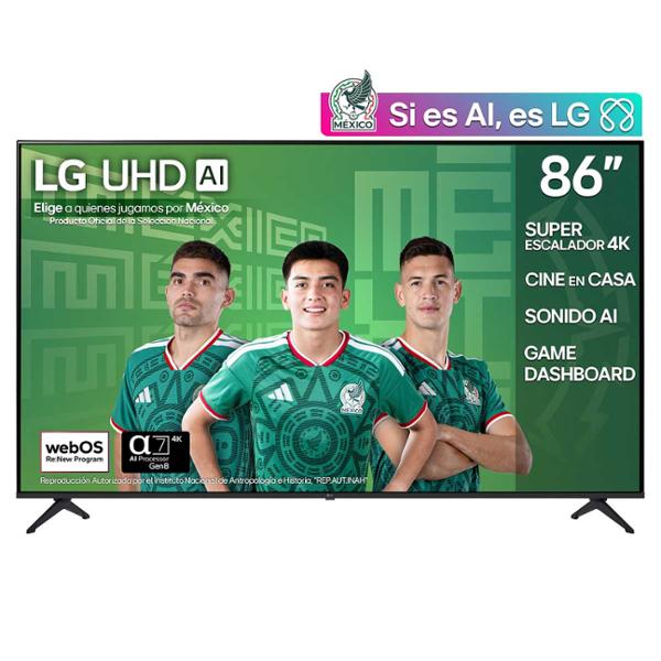 PANTALLA 86" UHD AI 4K