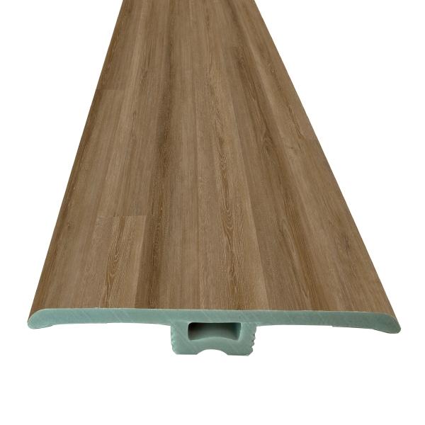 MOLDURA T VINÍLICO COMPUESTO CORNELIA 4.5X240 CM CAFÉ TIPO MADERA