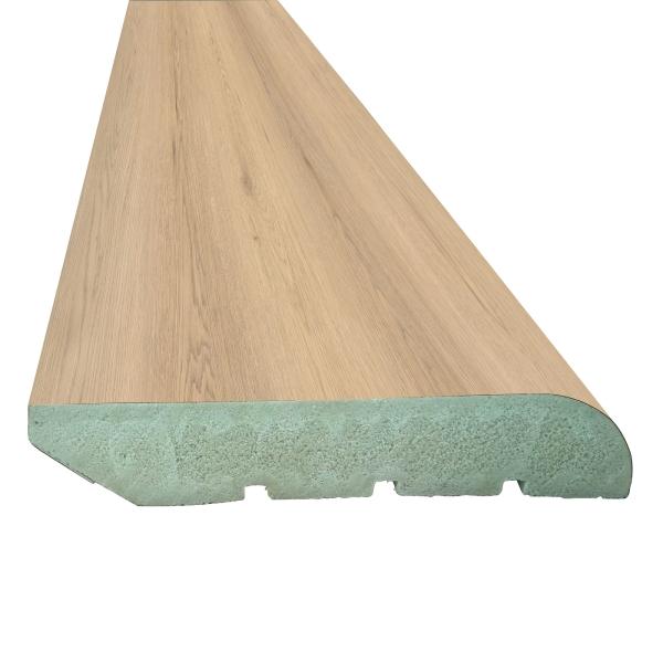 ZOCLO VINÍLICO COMPUESTO NARETA 6X240 CM CAFÉ TIPO MADERA