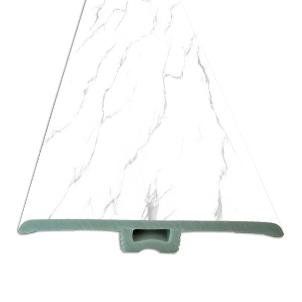 MOLDURA T VINÍLICO COMPUESTO VEGAS 4.5X240 CM BLANCO TIPO MÁRMOL