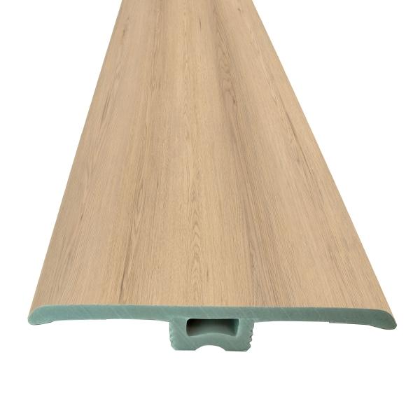 MOLDURA T VINÍLICO COMPUESTO NARETA 4.5X240 CM CAFÉ TIPO MADERA