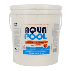 aqua pool tabletas de tricloro 8 kg aquapool