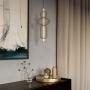 CANDIL LERIDA 1 LUZ LED ORO/NEGRO