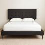 CABECERA MATRIMONIAL DICASA BILBAO NEGRO + BASE CAMA SLIM