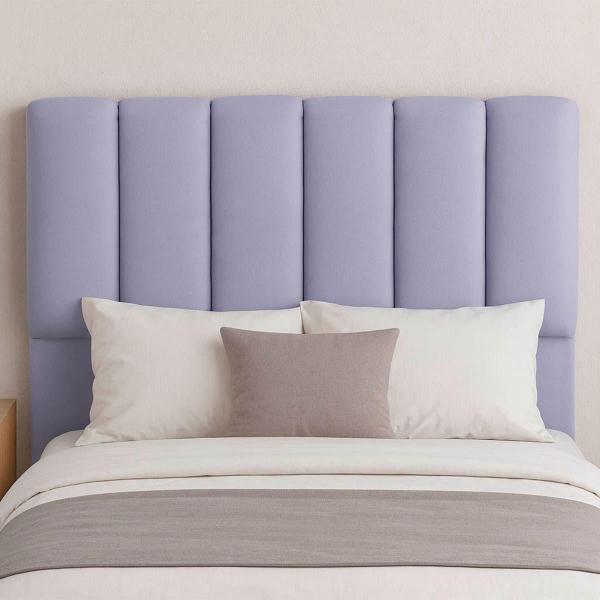 CABECERA KING SIZE DICASA KAMI LILA + BASE CAMA SLIM