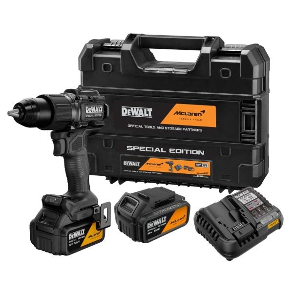 KIT MCLAREN ROTOMARTILLO 1/2" 2 BATERÍAS CARGADOR Y CAJA TSTACK