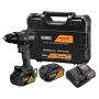 KIT MCLAREN ROTOMARTILLO 1/2" 2 BATERÍAS CARGADOR Y CAJA TSTACK